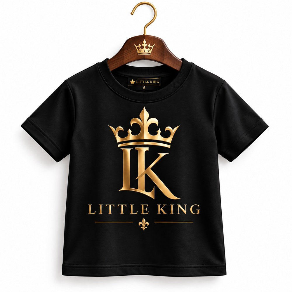 Camiseta Infantil LITTLE KING Monograma LK
