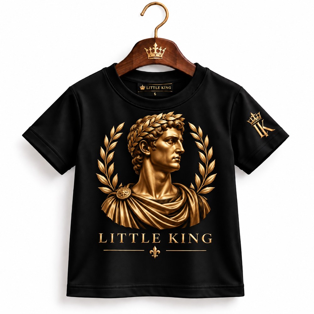 Camiseta Infantil LITTLE KING Pequeno César