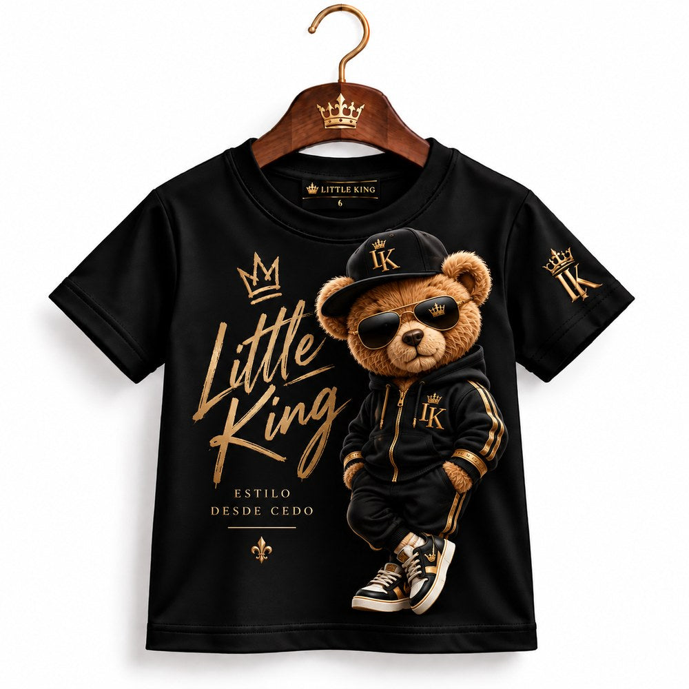 Camiseta Infantil LITTLE KING Little King Teddy