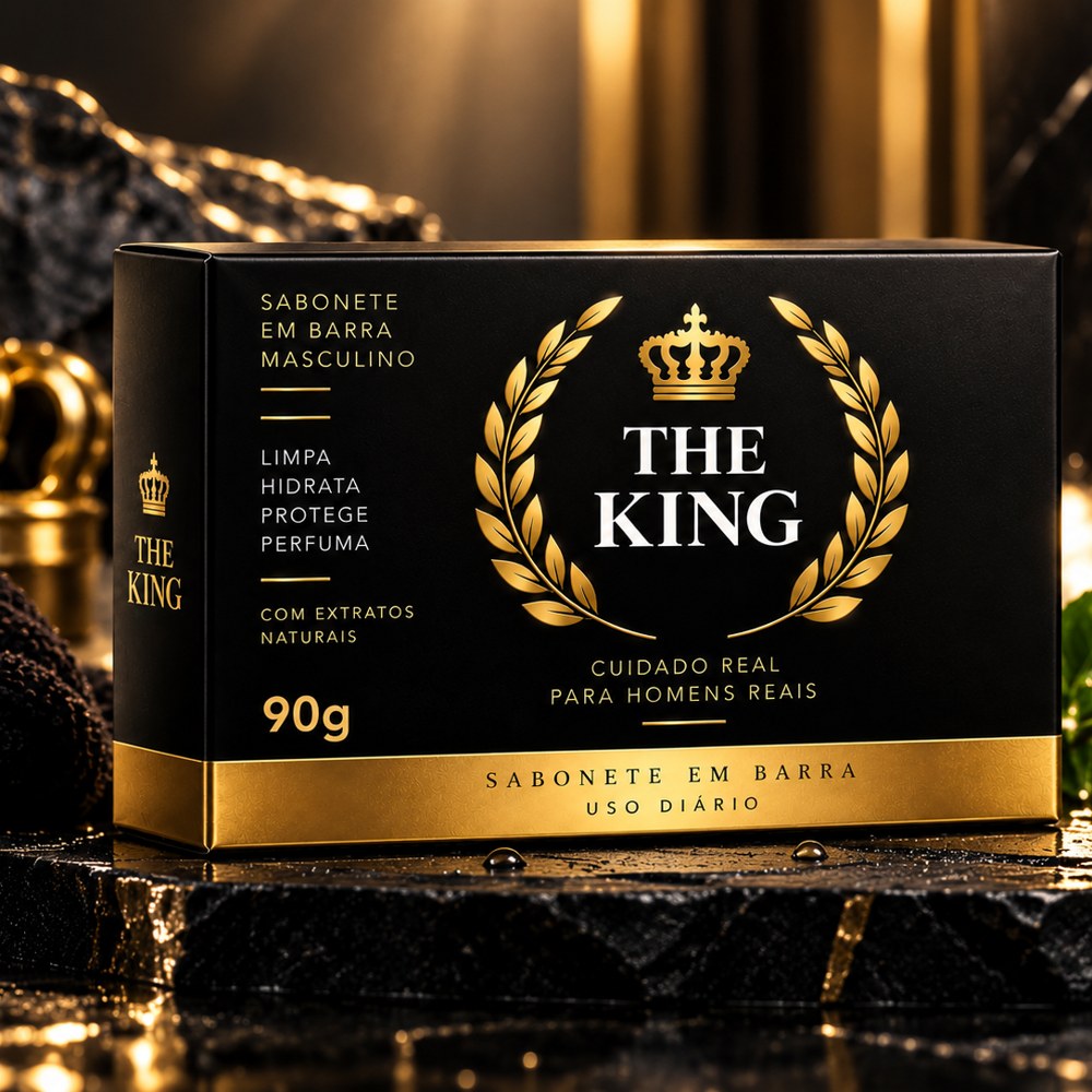 Sabonete Masculino THE KING 90g